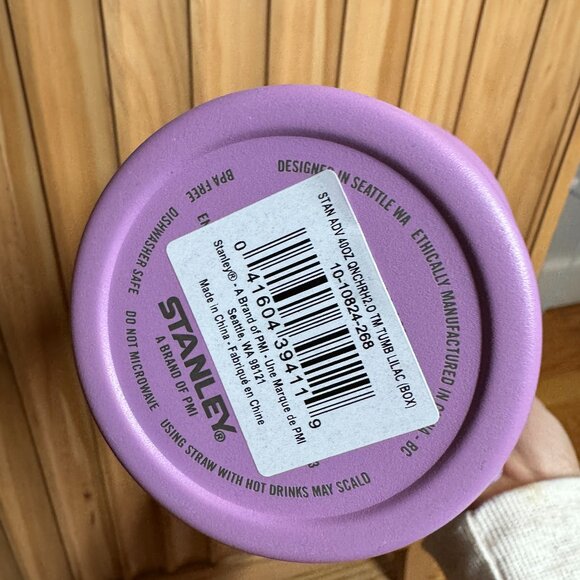 Stanley 40 oz Stainless Steel H2.0 FlowState Quencher Lilac Tumbler NEW WITH TAG - Picture 5 of 5